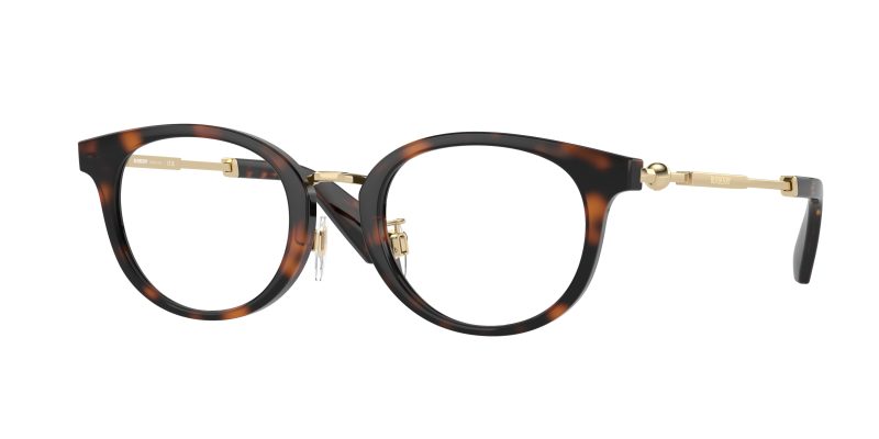 Burberry BE2413D 3002 แว่นสายตาฮาวานาเข้มขาทองอ่อน สำหรับผู้หญิง