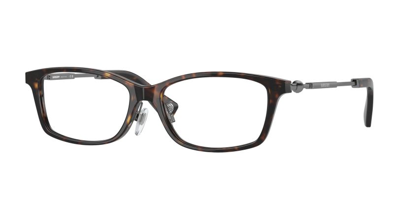 Burberry BE2414D 3002 แว่นสายตาอะซิเตทสีฮาวานาเข้ม ทรงสี่เหลี่ยม สำหรับผู้ชาย