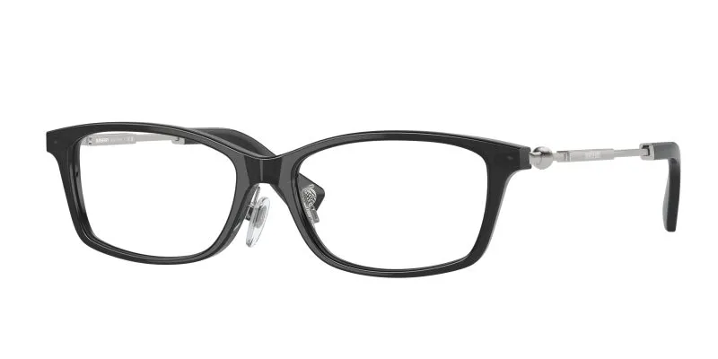 Burberry BE2414D 4112 แว่นสายตากรอบอะซิเตทสีเทาเข้ม ขาโลหะสีเงิน สำหรับผู้ชาย