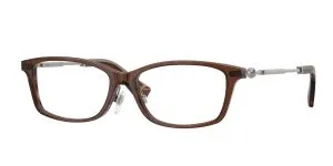 Burberry BE2414D 4245 แว่นสายตาสีน้ำตาลขาแว่นกันเมทัล สำหรับผู้ชาย