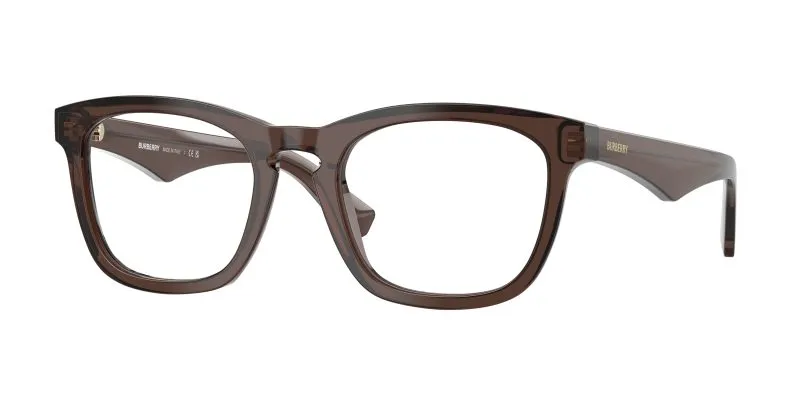 Burberry BE2417F 4116 แว่นสายตาอะซิเตทสีน้ำตาล ทรงสี่เหลี่ยม สำหรับผู้ชาย Burberry BE2417F 4116 แว่นสายตาอะซิเตทสีน้ำตาล ทรงสี่เหลี่ยม สำหรับผู้ชาย