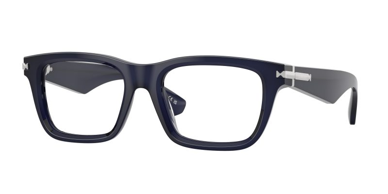 Burberry BE2419 4120 แว่นสายตาสีน้ำเงินอะซิเตท ผู้ชาย LOGO BAR