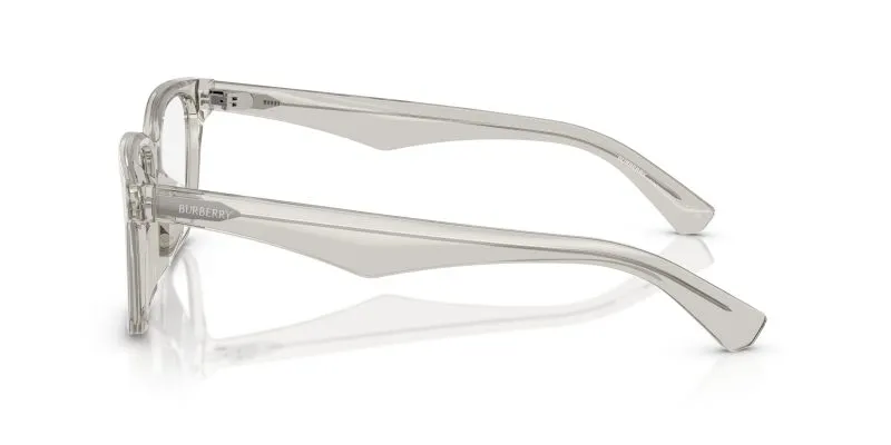 แว่นสายตา Burberry BE2425D 4127 มุมข้าง อะซิเตทสีเทาขัดเงาคอลเลกชัน The Essentials