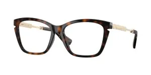 Burberry BE2427U 3002 แว่นสายตาทรงตาแมวสีฮาวานาเข้ม สำหรับผู้หญิง