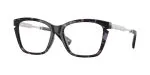Burberry BE2427U 4159 แว่นสายตาทรงตาแมวสีฮาวานาม่วง สำหรับผู้หญิง