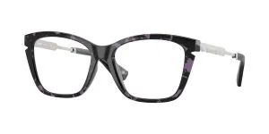 Burberry BE2427U 4159 แว่นสายตาทรงตาแมวสีฮาวานาม่วง สำหรับผู้หญิง