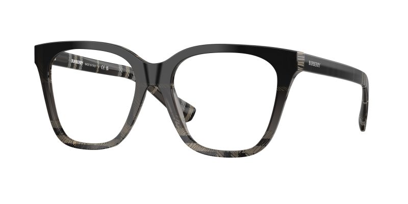 Burberry BE2438F 4200 แว่นสายตาลาย Gradient Check เทา สำหรับผู้หญิง