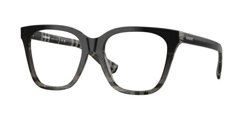Burberry BE2438F 4200 แว่นสายตาลาย Gradient Check เทา สำหรับผู้หญิง