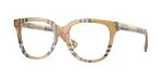 Burberry BE2439F 4163 แว่นสายตาสีทรายลายหมากรุก สำหรับผู้หญิง
