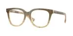 Burberry BE2439F 4201 แว่นสายตาอะซิเตทลาย Check Beige ทรงแฟนทอส สำหรับผู้หญิง