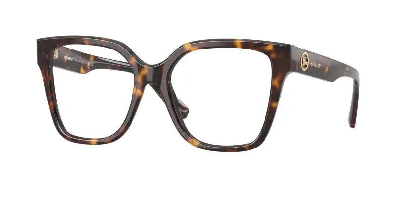 Burberry BE2443F 3002 แว่นสายตาทรงสี่เหลี่ยมอะซิเตทสีฮาวานาเข้ม สำหรับผู้หญิง