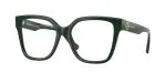 Burberry BE2443F 4203 แว่นสายตาทรงสี่เหลี่ยมอะซิเตทสีเขียว สำหรับผู้หญิง