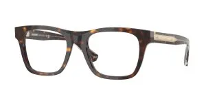 Burberry BE2445F 4205 แว่นสายตาทรงสี่เหลี่ยมอะซิเตทสีฮาวานาเข้ม สำหรับผู้ชาย