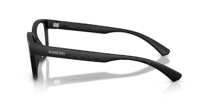 แว่นสายตา Burberry BE2451U 3464 มุมข้าง ลาย Textured Check บนขาแว่น