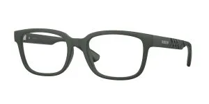 Burberry BE2451U 4232 แว่นสายตาทรงสี่เหลี่ยมผืนผ้าสีเขียวด้าน สำหรับผู้ชาย