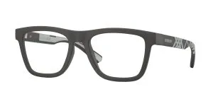Burberry BE2452U 4233 แว่นสายตาทรงสี่เหลี่ยมผืนผ้าไนลอนสีเทาด้าน สำหรับผู้ชาย