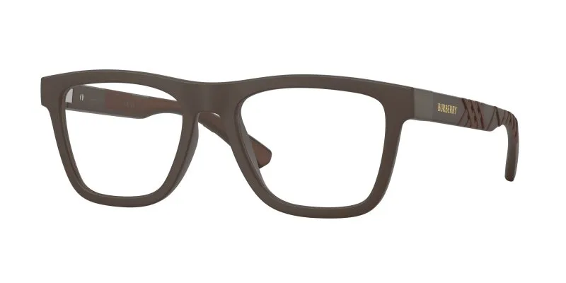 Burberry BE2452U 4234 แว่นสายตาทรงสี่เหลี่ยมสีน้ำตาลด้าน สำหรับผู้ชาย