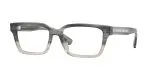 Burberry BE2453F 4208 แว่นสายตาทรงสี่เหลี่ยมผืนผ้าอะซิเตทไล่ระดับเทา สำหรับผู้ชาย