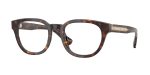 Burberry BE2454F 4205 แว่นสายตาทรงกลมอะซิเตทสี Dark Havana สำหรับผู้ชาย