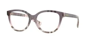 Burberry BE2456 4220 แว่นสายตาทรงตาแมวลาย Check Gradient Bow สำหรับผู้หญิง