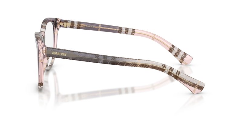แว่นสายตา Burberry BE2456 4220 มุมข้าง ลาย Check Gradient Bow ขาแว่นอะซิเตท