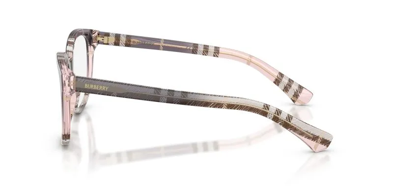 แว่นสายตา Burberry BE2456 4220 มุมข้าง ลาย Check Gradient Bow ขาแว่นอะซิเตท