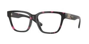 Burberry BE2457U 4126 แว่นสายตาทรงสี่เหลี่ยมวัสดุฉีดสีบานเย็นฮาวานา สำหรับผู้หญิง