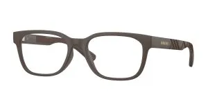 Burberry BE2460D 4234 แว่นสายตาทรงสี่เหลี่ยมผืนผ้าวัสดุฉีดสีน้ำตาลด้าน สำหรับผู้ชาย