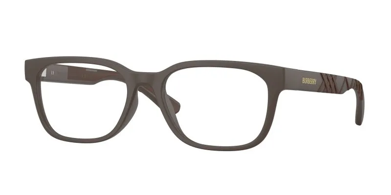 Burberry BE2460D 4234 แว่นสายตาทรงสี่เหลี่ยมผืนผ้าวัสดุฉีดสีน้ำตาลด้าน สำหรับผู้ชาย Burberry BE2460D 4234 แว่นสายตาทรงสี่เหลี่ยมผืนผ้าวัสดุฉีดสีน้ำตาลด้าน สำหรับผู้ชาย
