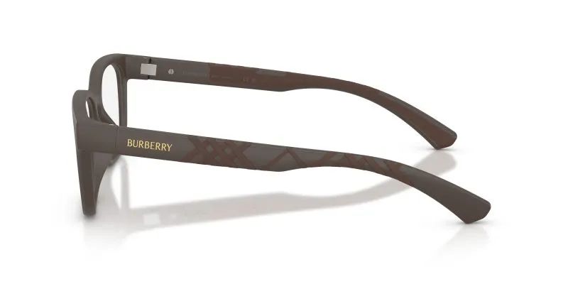 แว่นสายตา Burberry BE2460D 4234 มุมข้าง คอลเลกชัน Textured Check น้ำตาลด้าน