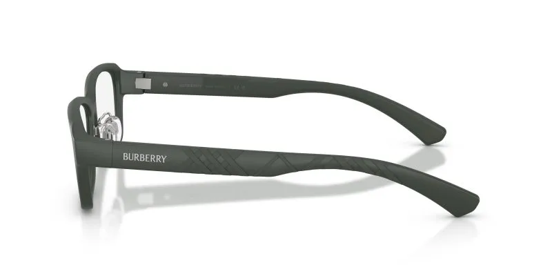 แว่นสายตา Burberry BE2461D 4232 มุมข้าง ลาย Textured Check บนขาแว่น