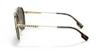 แว่นกันแดด Burberry BE3125 101773 มุมข้าง โลหะสีทองประกาย ทรงนักบิน Oliver