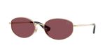 Burberry BE3169 11095Q แว่นกันแดดทองอ่อน เลนส์ม่วง Polarized ผู้หญิง