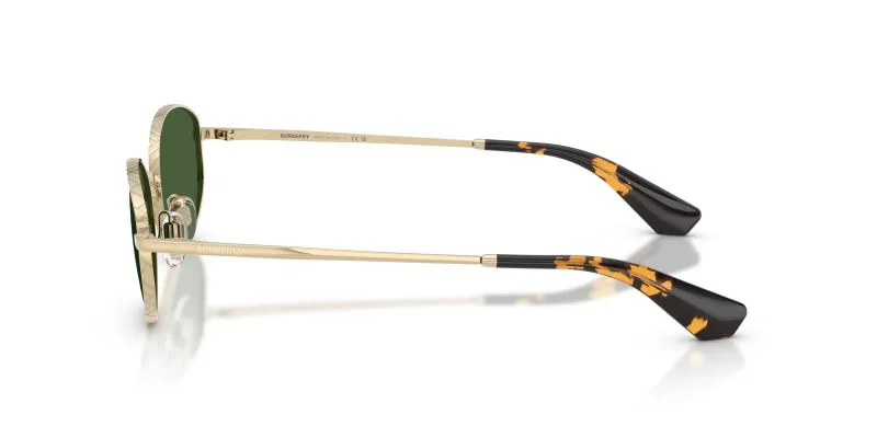 แว่นกันแดด Burberry BE3169 110971 มุมข้าง ลาย Metal Check บนขาแว่น