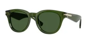 Burberry BE4439F 414871 แว่นกันแดดทรงกลมสีเขียว เลนส์เขียวเข้ม สำหรับผู้ชาย