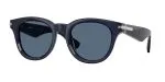Burberry BE4439 412080 แว่นกันแดดทรงกลมอะซิเตทน้ำเงิน เลนส์น้ำเงินเข้ม ผู้ชาย Burberry BE4439 412080 แว่นกันแดดทรงกลมอะซิเตทน้ำเงิน เลนส์น้ำเงินเข้ม ผู้ชาย