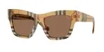 Burberry BE4449F 414673 แว่นกันแดดสีทรายลายหมากรุก สำหรับผู้หญิง Burberry BE4449F 414673 แว่นกันแดดสีทรายลายหมากรุก สำหรับผู้หญิง