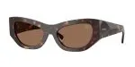 Burberry BE4450U 300273 แว่นกันแดดทรงตาแมวสีฮาวานาเข้ม สำหรับผู้หญิง