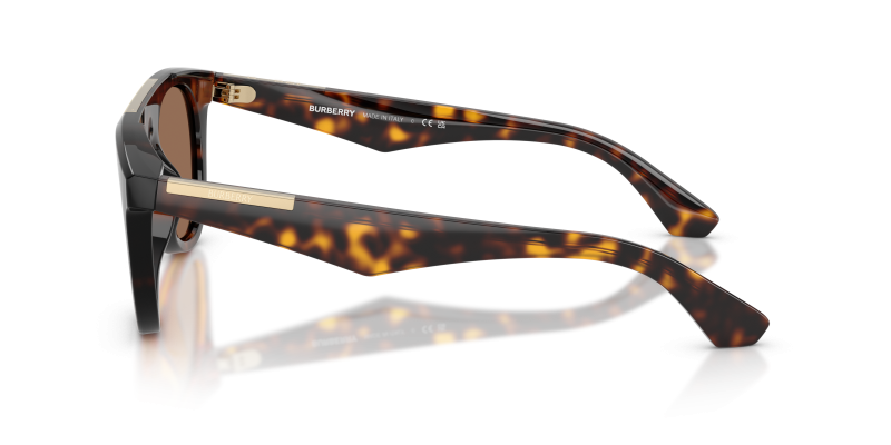 แว่นกันแดด Burberry BE4452U 300273 มุมข้าง ฮาวานาเข้มขัดเงา