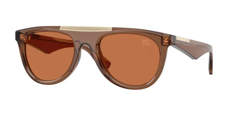 Burberry BE4452U 417373 แว่นกันแดดทรงนักบินสีน้ำตาล สำหรับผู้ชาย Burberry BE4452U 417373 แว่นกันแดดทรงนักบินสีน้ำตาล สำหรับผู้ชาย
