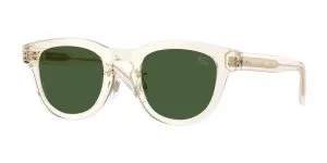 Burberry BE4477F 420971 แว่นกันแดดกรอบสีเหลืองเลนส์เขียวเข้ม Dark Green ผู้ชาย