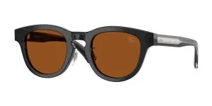 Burberry BE4477F 421173 แว่นกันแดดกรอบสีเทาขัดเงา เลนส์น้ำตาลเข้ม Dark Brown ผู้ชาย