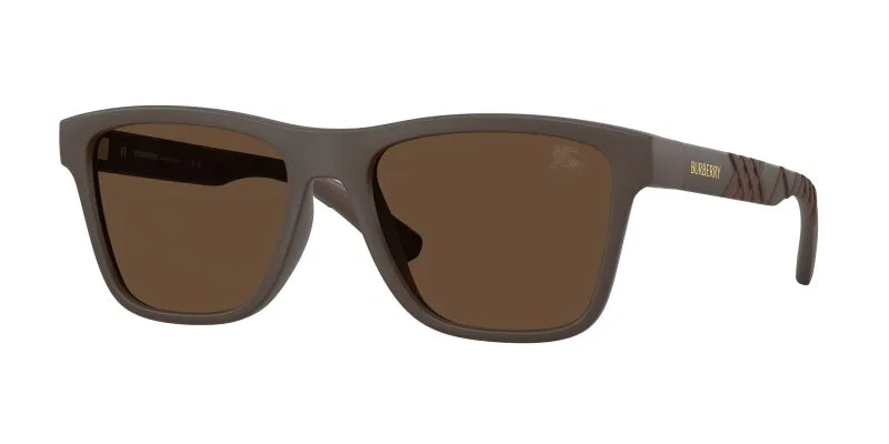 Burberry BE4482U 423473 แว่นกันแดดทรงสี่เหลี่ยมจัตุรัสกรอบน้ำตาลด้าน สำหรับผู้ชาย Burberry BE4482U 423473 แว่นกันแดดทรงสี่เหลี่ยมจัตุรัสกรอบน้ำตาลด้าน สำหรับผู้ชาย