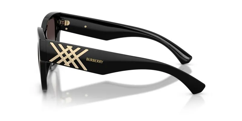 แว่นกันแดด Burberry BE4489U 300187 มุมข้าง เลนส์ Gradient Grey Heritage