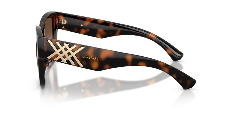 แว่นกันแดด Burberry BE4489U 300213 มุมข้าง กรอบฮาวานา Heritage