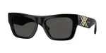 Burberry BE4490U 300187 แว่นกันแดดกรอบดำเลนส์เทาเข้ม สำหรับผู้หญิง Burberry BE4490U 300187 แว่นกันแดดกรอบดำเลนส์เทาเข้ม สำหรับผู้หญิง