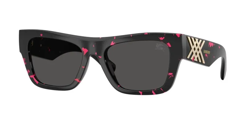 Burberry BE4490U 412687 แว่นกันแดดกรอบ Fucsia Havana เลนส์เทาเข้ม ผู้หญิง Burberry BE4490U 412687 แว่นกันแดดกรอบ Fucsia Havana เลนส์เทาเข้ม ผู้หญิง