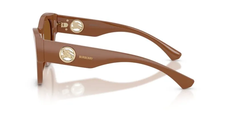 แว่นกันแดด Burberry BE4491F 422273 มุมข้าง อะซิเตทน้ำตาล Low Bridge
