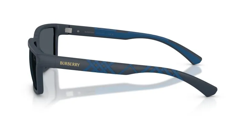 แว่นกันแดด Burberry BE4495D 424087 มุมข้าง ลาย Textured Check น้ำเงินด้าน