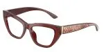 Dolce & Gabbana DG3412 3045 แว่นสายตาบอร์โดโปร่งใส สำหรับผู้หญิง